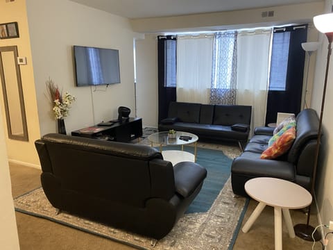 furnished living room
