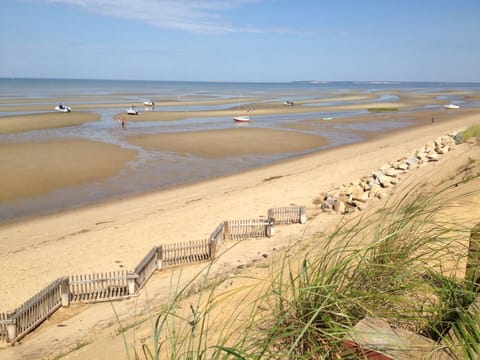 Beach nearby, sun loungers