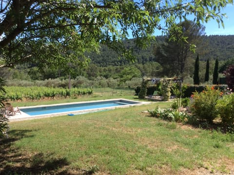 Pool viewed from outside bedrrom 1