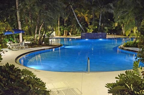 A waterfall pool