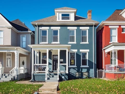 Charming modernized home with timeless curb appeal and a welcoming front porch.
