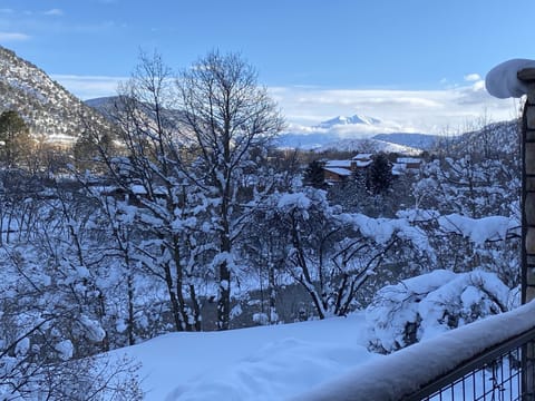 Amazing views of Mt. Sopris and the Roaring Fork river in the winter.