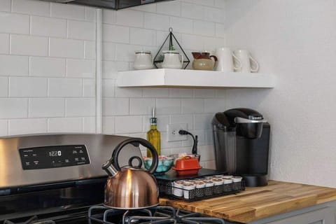 Make a cup of coffee or a pot of tea.