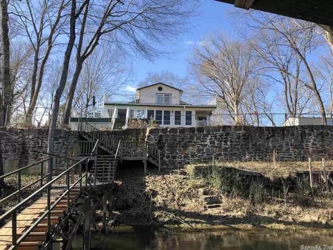 View of house from boat dock