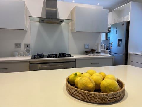 Kitchen detail with scullery in the back