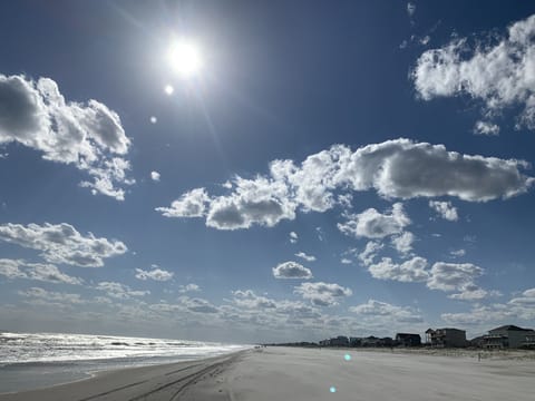 Beach nearby, beach towels