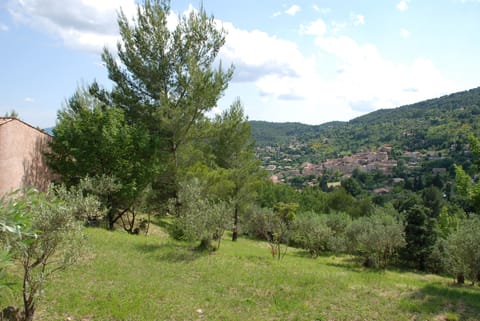 View of Seillans village