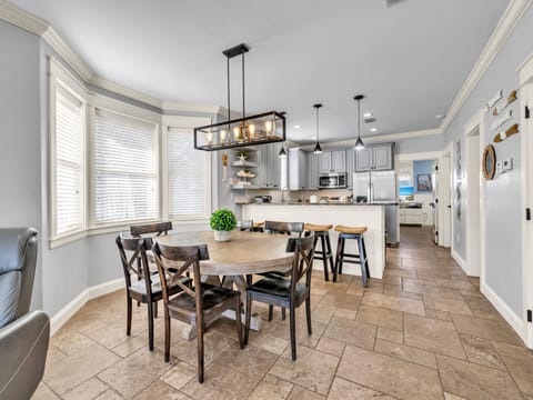 Dining at Home is Easy This Table Has Seating for 8