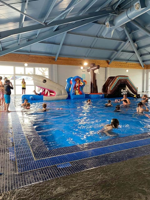 Indoor pool, outdoor pool