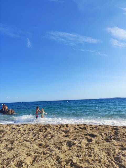 On the beach