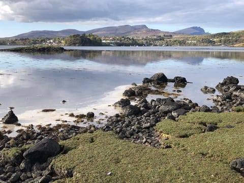 Loch Portree shoreline, just a few minutes walk from the house.