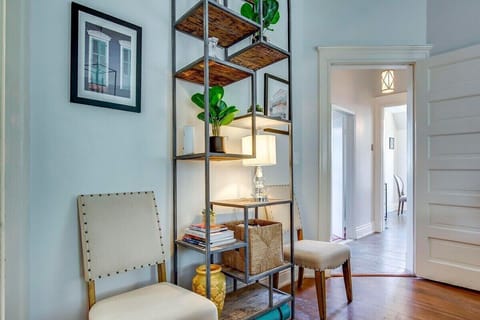 First Floor Living Room Open to King Suite