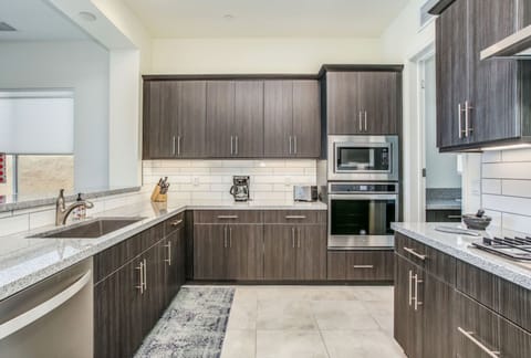 Kitchen fully stocked