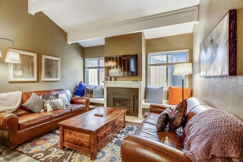 Living Room - Open Living room with cozy gas fireplace