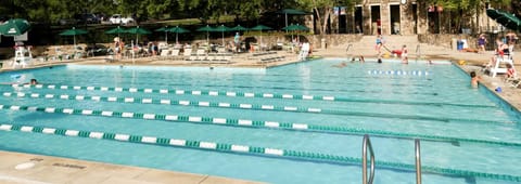 Indoor pool, outdoor pool