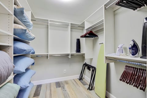 Master bedroom closet.