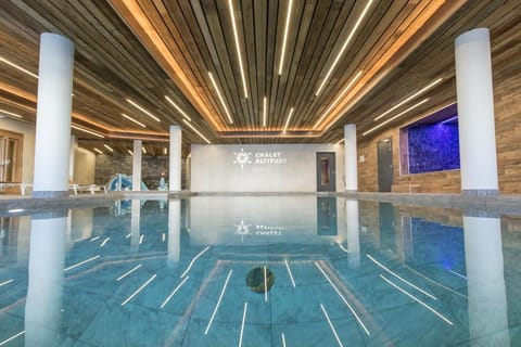 Indoor pool, a heated pool