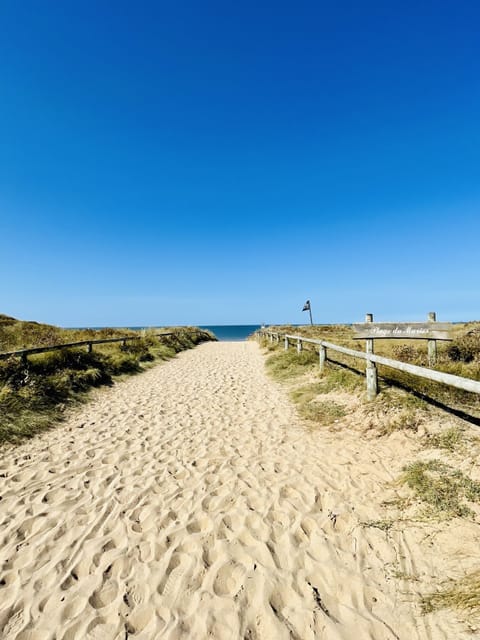 On the beach