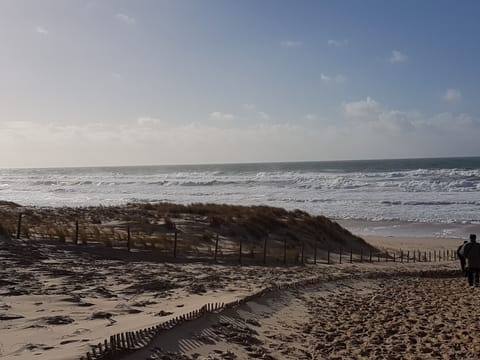 On the beach