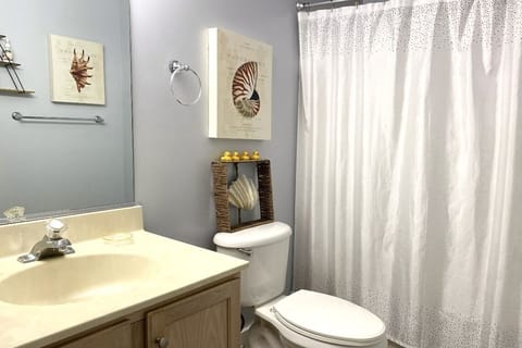 Combined shower/tub