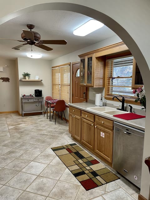 Roomy kitchen with nook