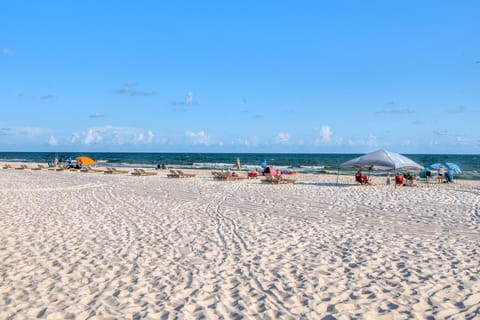 On the beach