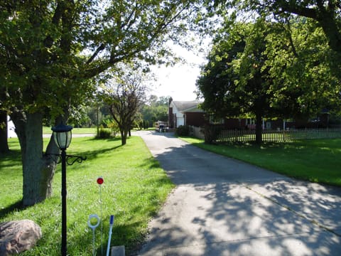 front view and driveway