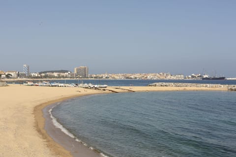 On the beach