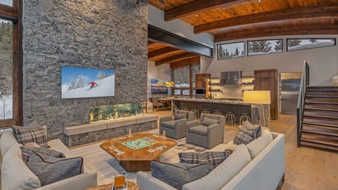 Upper level great room with plenty of space to entertain and relax