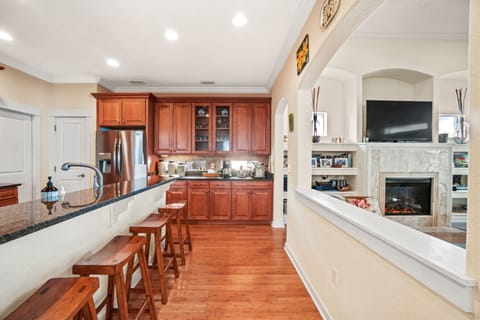 Coffee bar and bar area