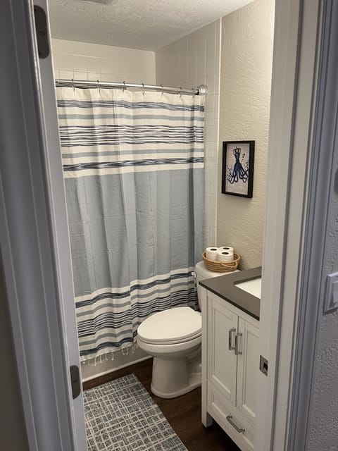 Combined shower/tub