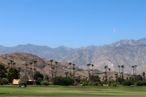 Tahquitz Golf Course surrounds the community, and gorgeous mountain views.