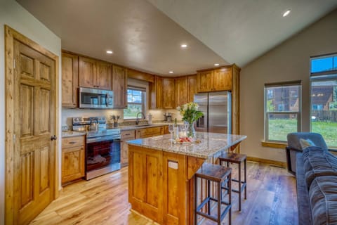 Beautiful Kitchen with Stainless Steel Appliances