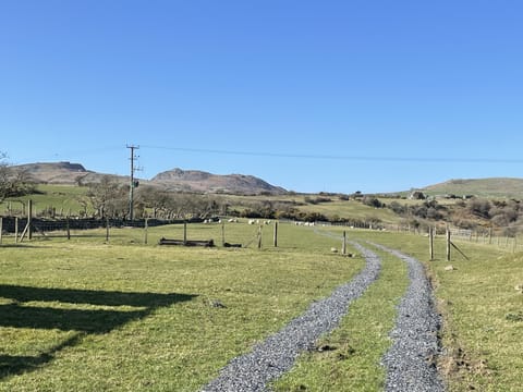 Looking back down the track to the main entrance.