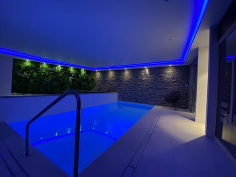 Indoor pool, a heated pool