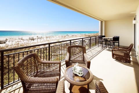 Beachfront Balcony -
Bella Riva Resort, Okaloosa Island, Fort Walton Beach, FL Vacation Rentals