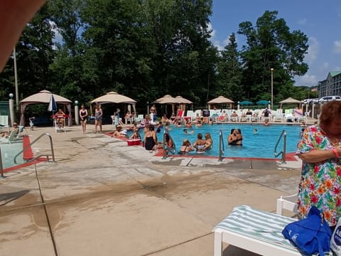 Indoor pool, outdoor pool