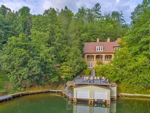 Welcome to Mallard Cove, a beautiful lakefront estate home on a private Lake Lure cove