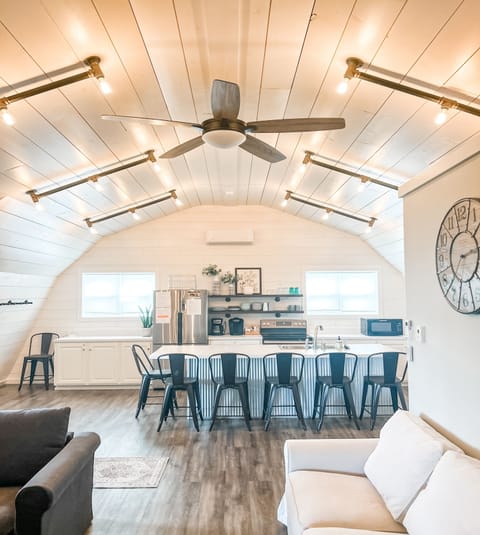View looking. into the kitchen