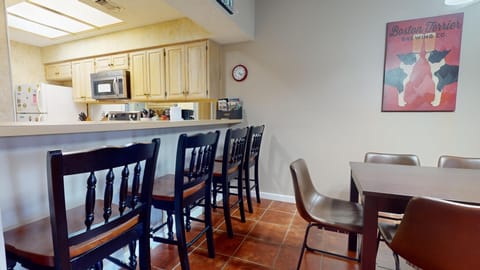 Bar and dining seating