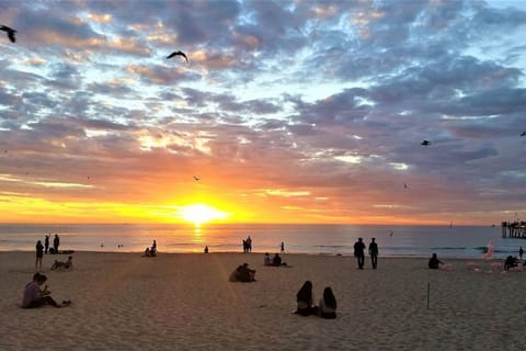 On the beach