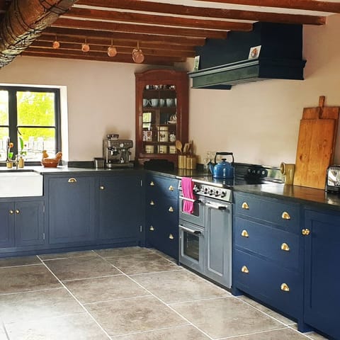 Locally Handmade kitchen with SMEG induction range