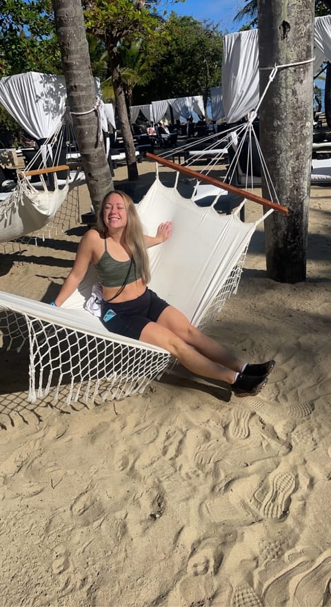 Beach nearby, beach towels