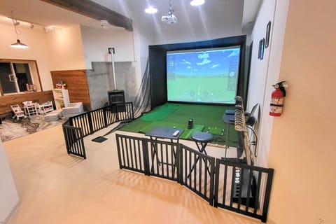 Game Room | Golf Simulator | Toddler Play Area