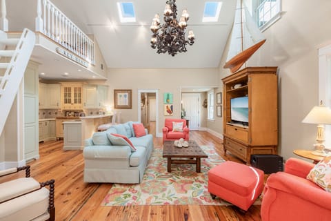 Upstairs loft for additional sleeping