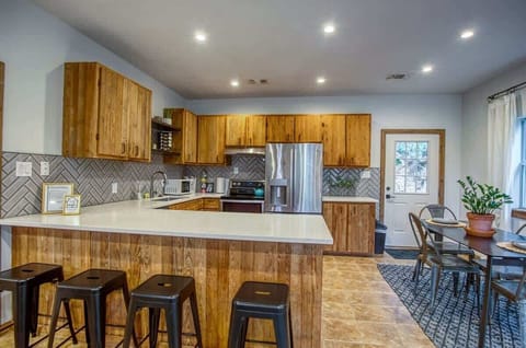 Enjoy extra seating in the kitchen for added comfort and convenience.