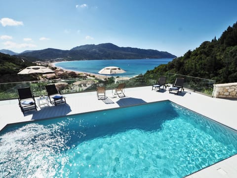Villa Euphoria Apt 1 Afionas Corfu Communal Swimming Pool