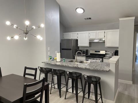 Opened concept kitchen/dining room