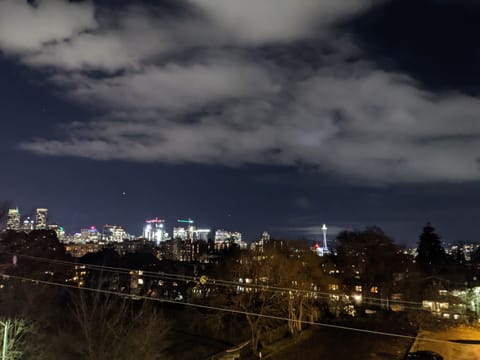 Night view from the private balcony