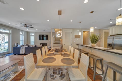 Open floor plan conducive for interaction and memories